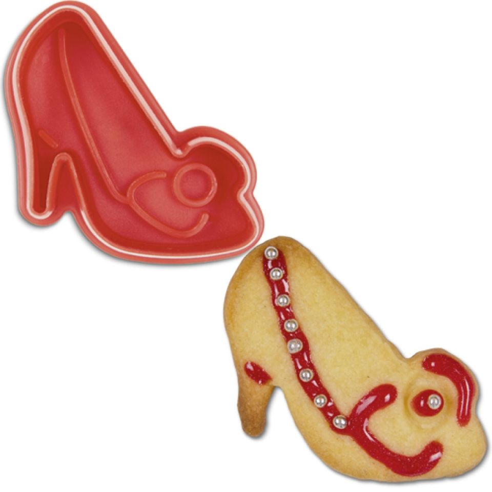 Plätzchen Ausstecher Schuh mit Auswerfer