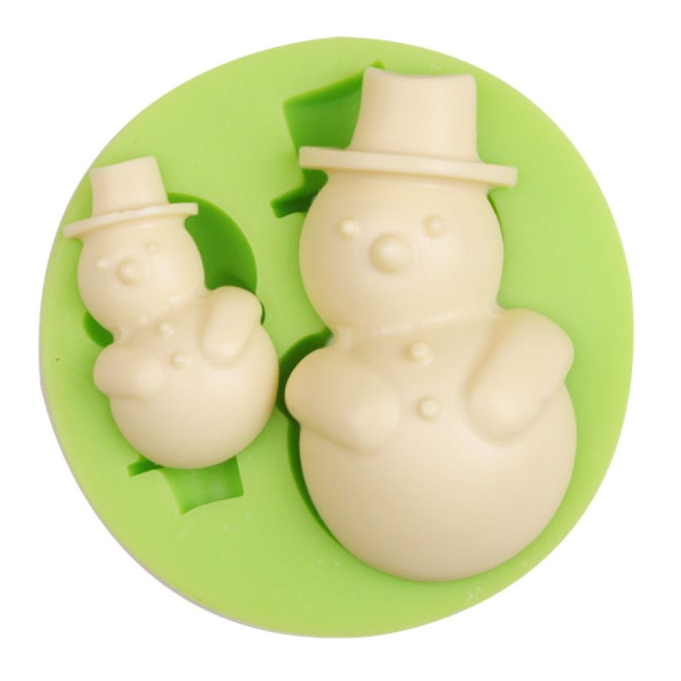 Fondantform Schneemann