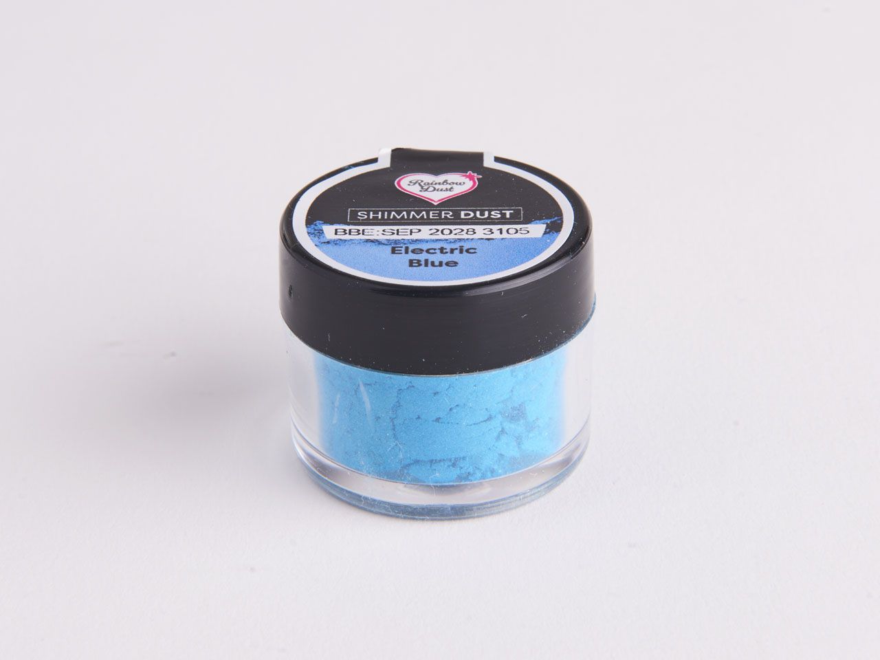 Rainbow Dust: Lebensmittelfarbpulver metallic Electric Blue 3g