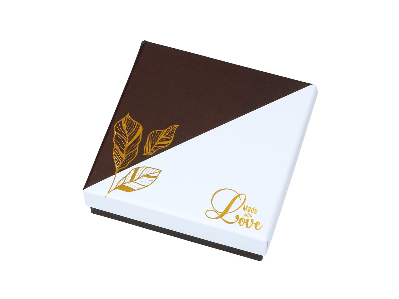 Chocolate Case Golden Leaves für 9 Pralinen