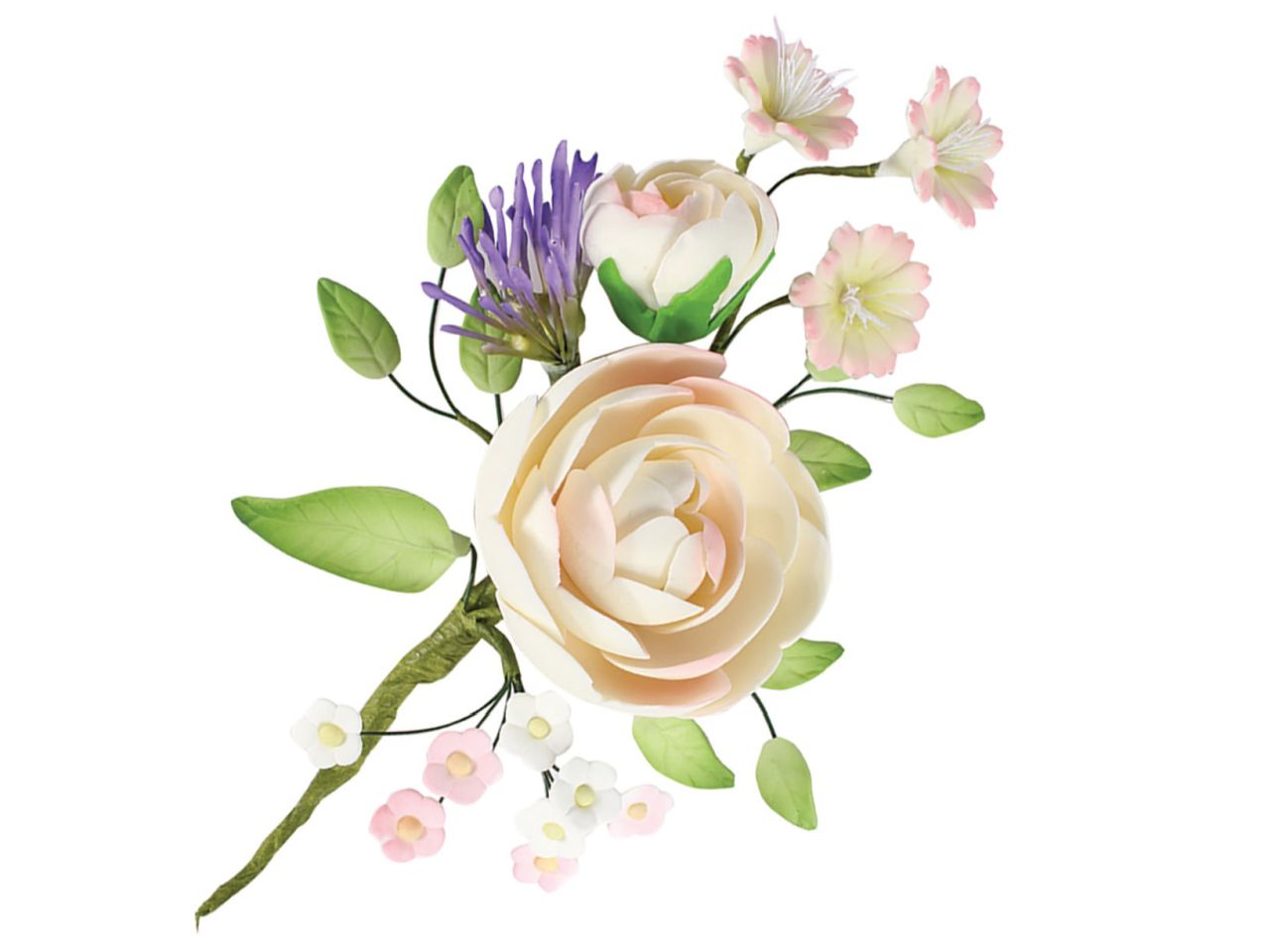 Zucker-Bouquet Ranunkel, 14,5 cm