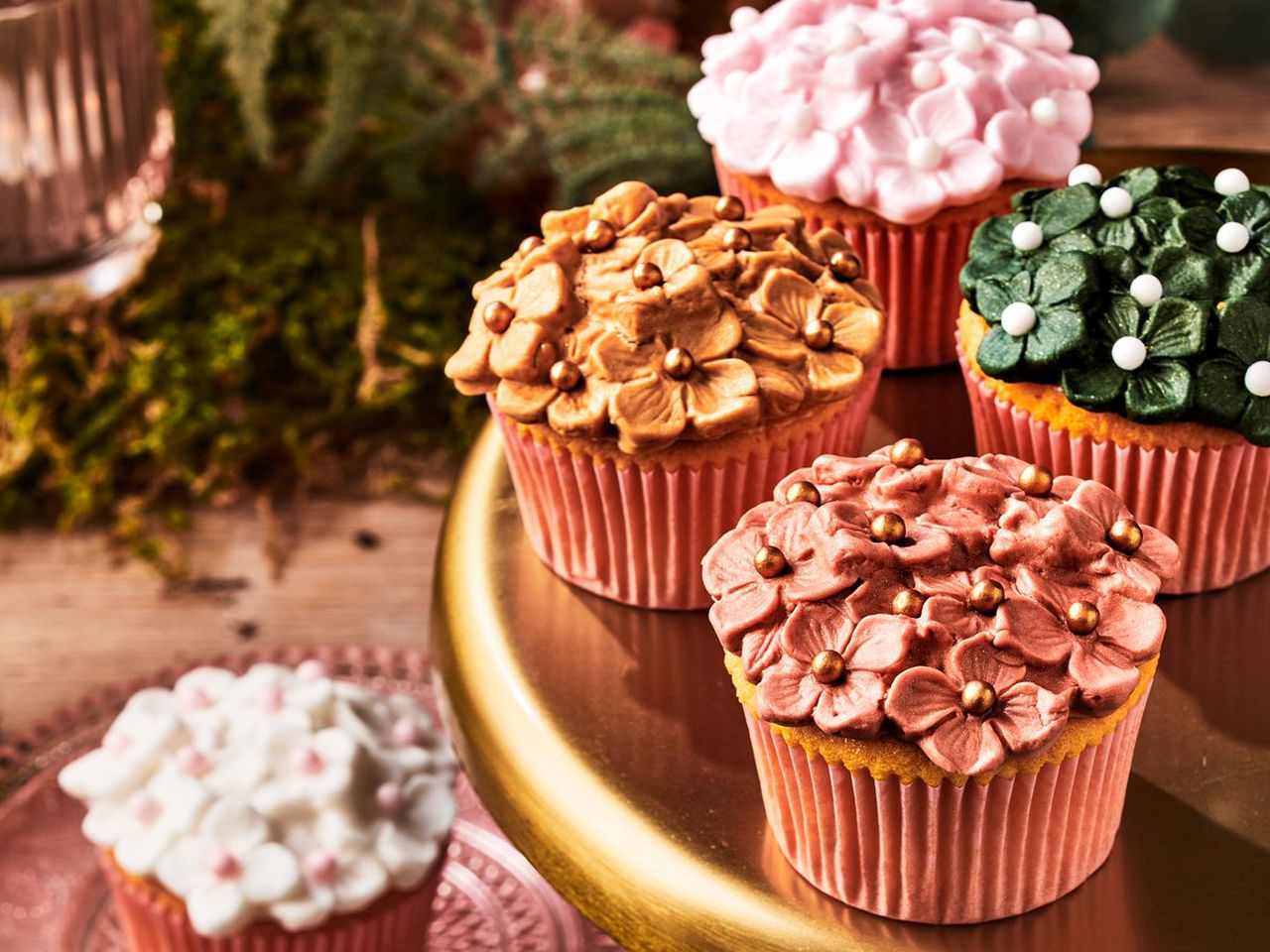 FunCakes Fondant -sparkling gold- 250g, Dekormasse
