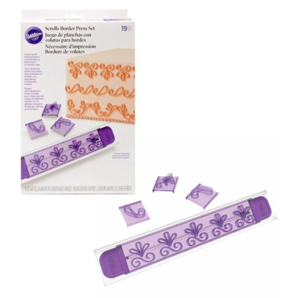 Wilton Präger Set Scrolls