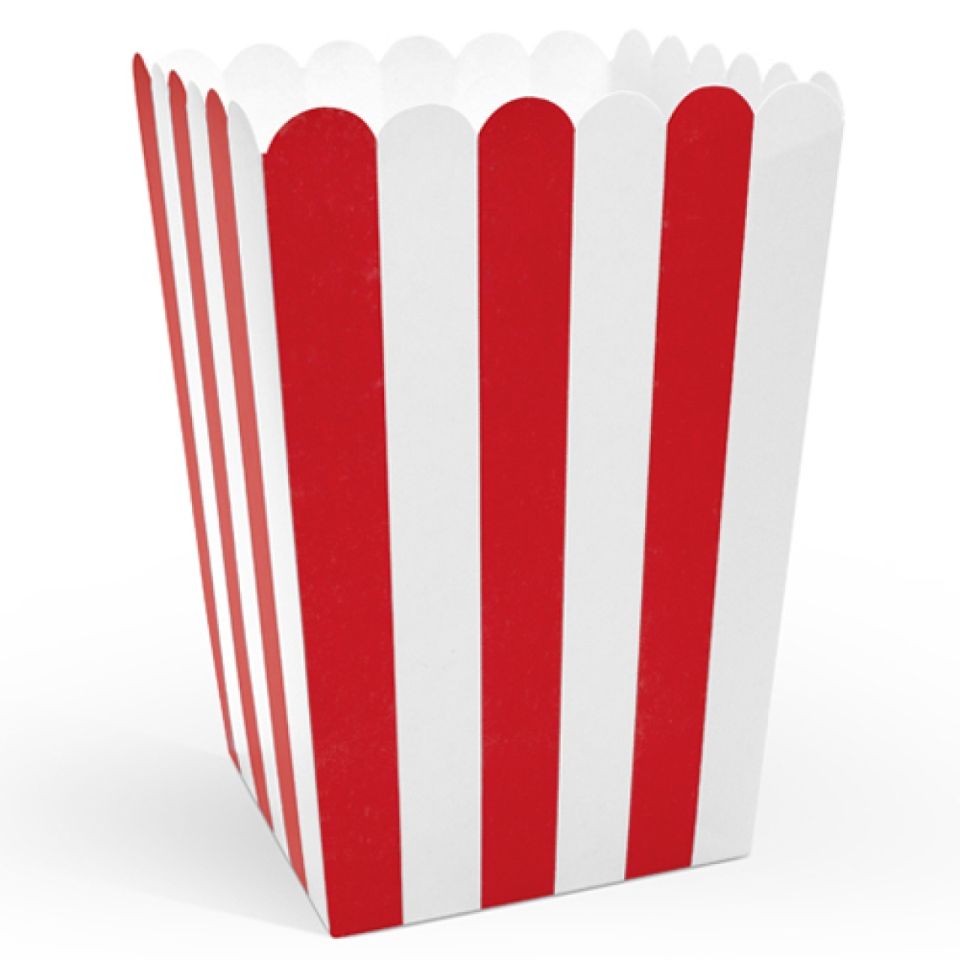Popcornboxen Mini 7x7x13 cm, 6 Stk.