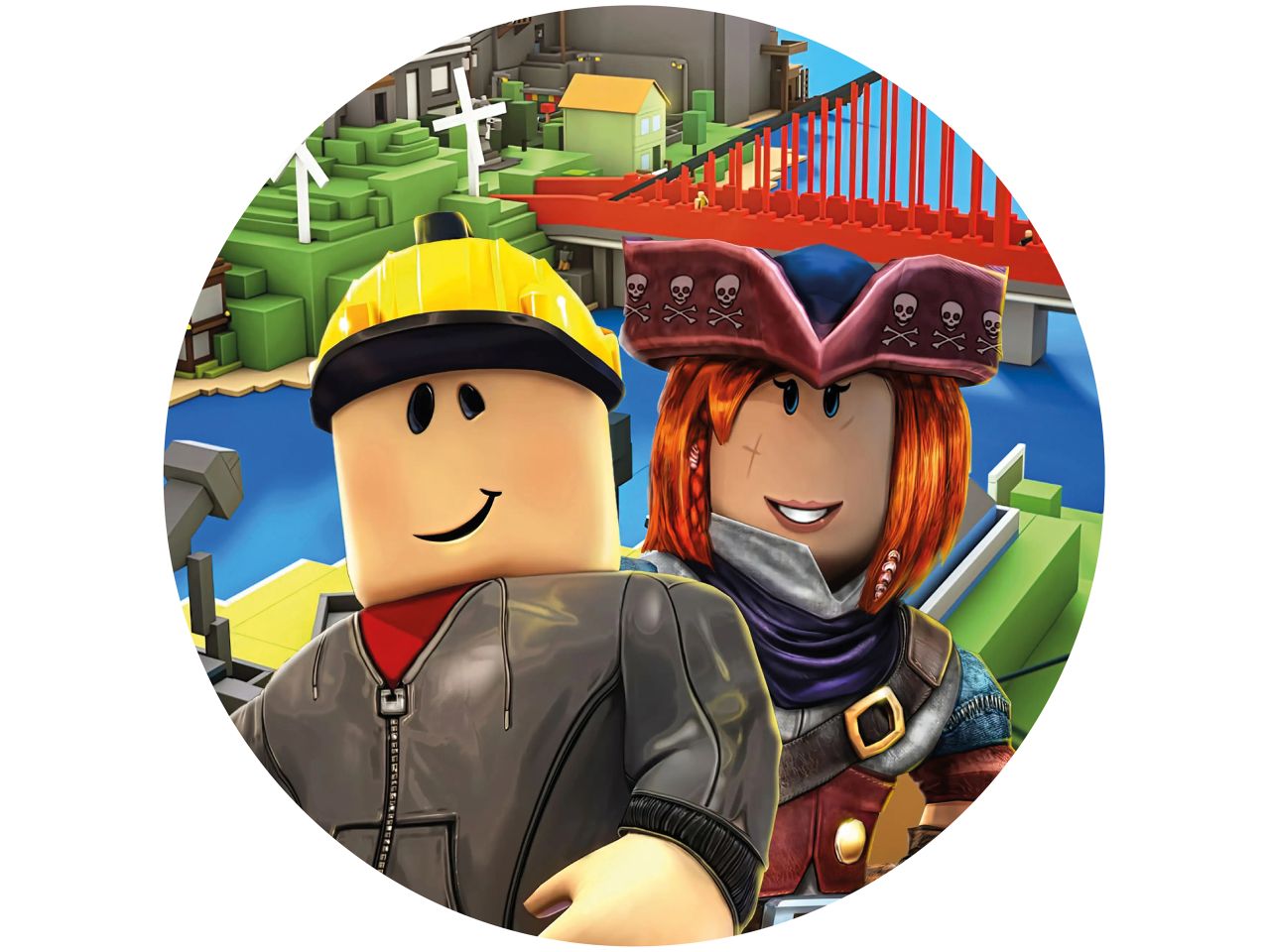 Tortenaufleger Roblox, rund 20cm
