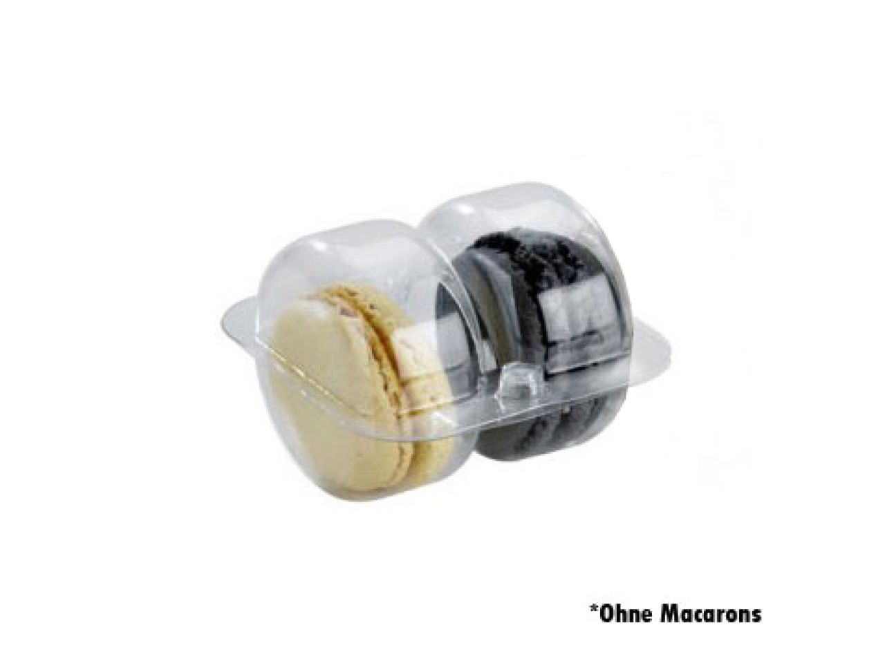 Macarons-Verpackung für 2 Macarons