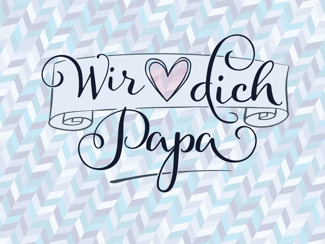 Tortenaufleger Wir lieben Dich Papa 20x30cm