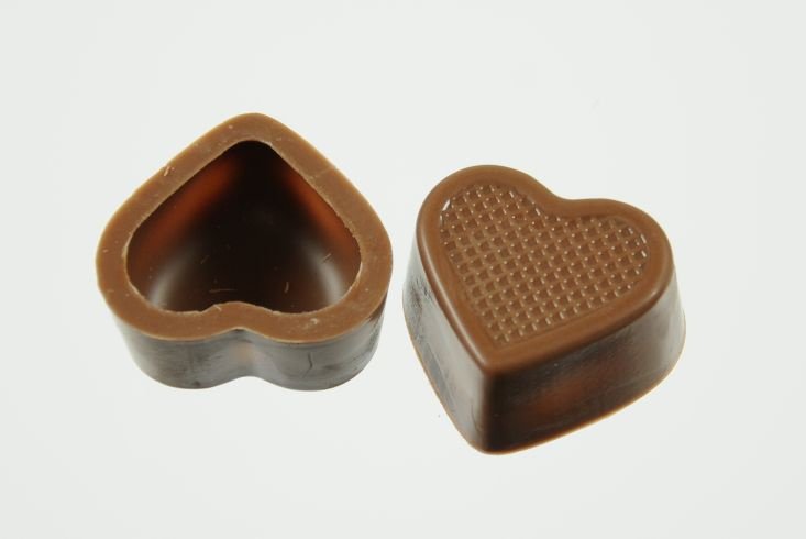 Herz-Schalen für Pralinen, Sparangebot 3 Lagen, 162 Stück