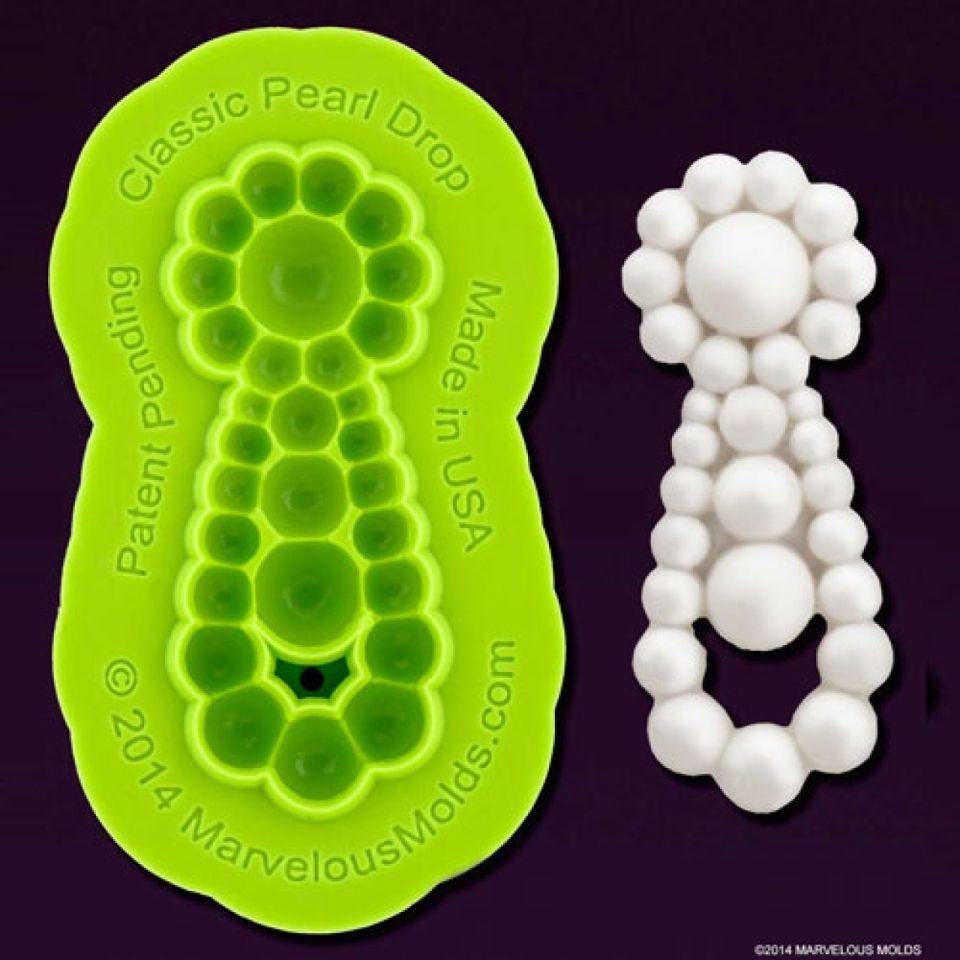 Marvelous Fondantform Classic Pearl Drop