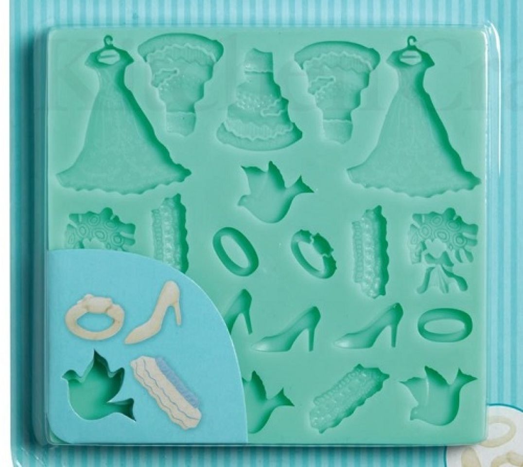 Fondantform aus Silikon Hochzeitstorte