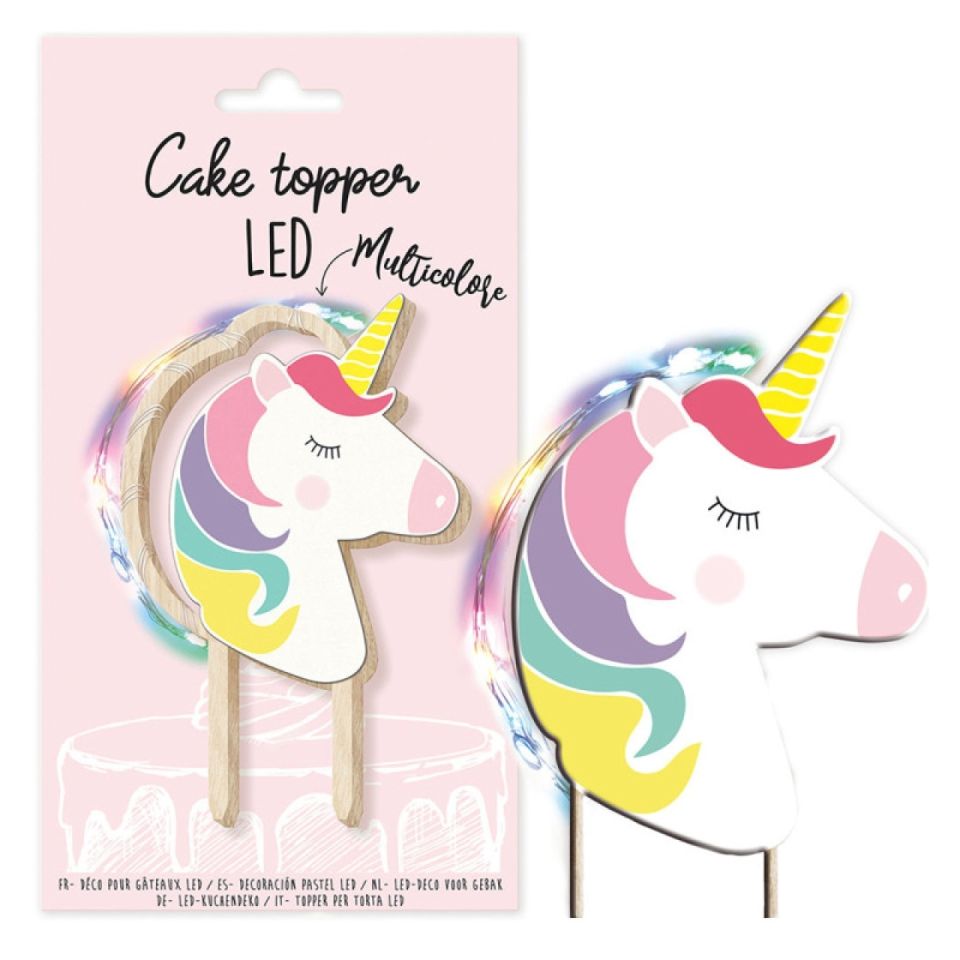 Tortentopper Einhorn, LED