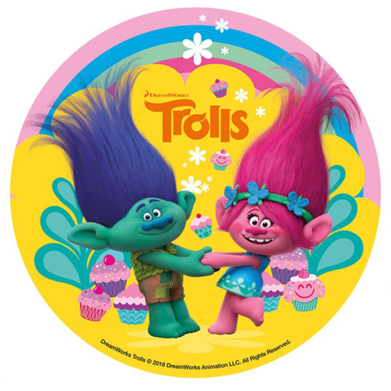Tortenfigur Trolls, 7 cm