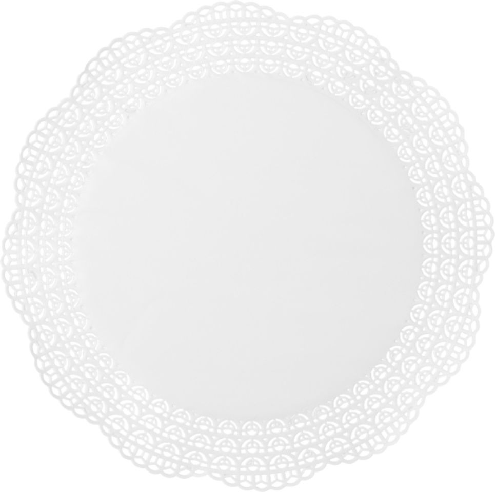Tortenspitzen Doilies, weiß, 25cm 100 Stk.