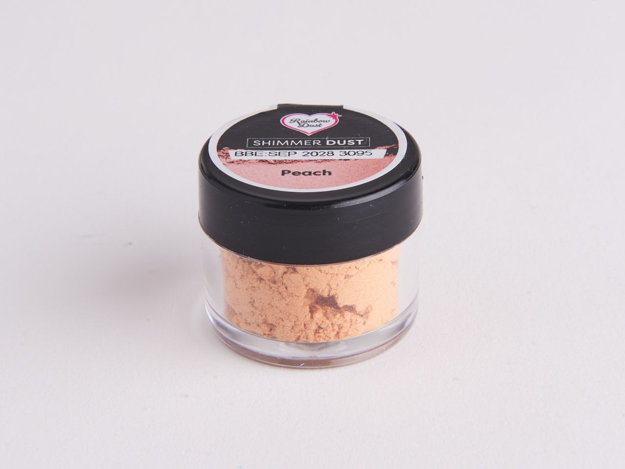 Rainbow Dust: Lebensmittelfarbpulver metallic Peach 3g