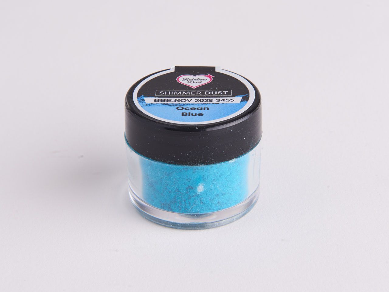 Rainbow Dust: Lebensmittelfarbpulver metallic Ocean Blue 3g