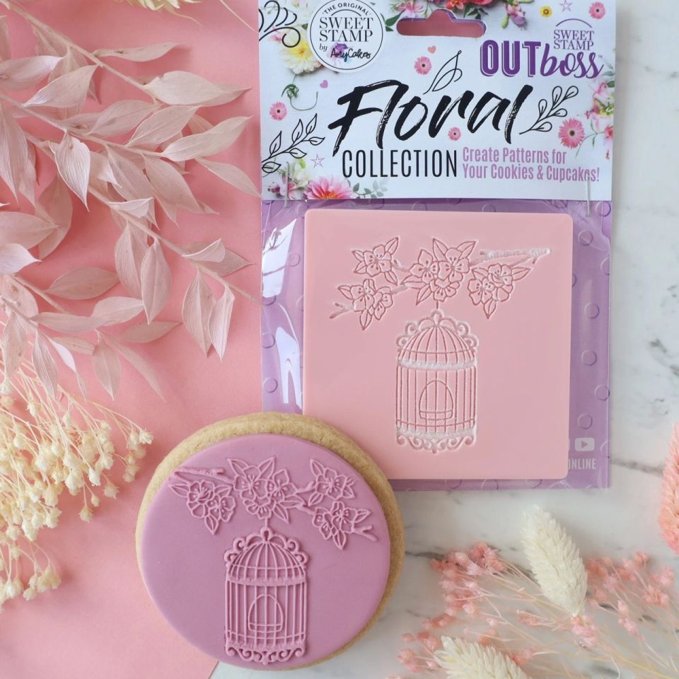 Sweet Stamp Outboss Vogelkäfig Blossoms