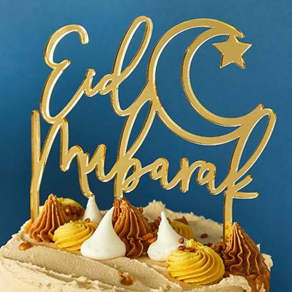 Torten-Topper Eid Mubarak