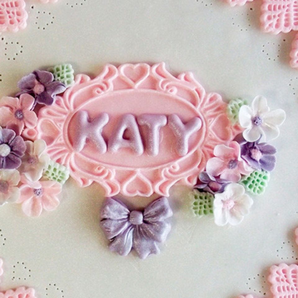 Fondantform Plaque, oval