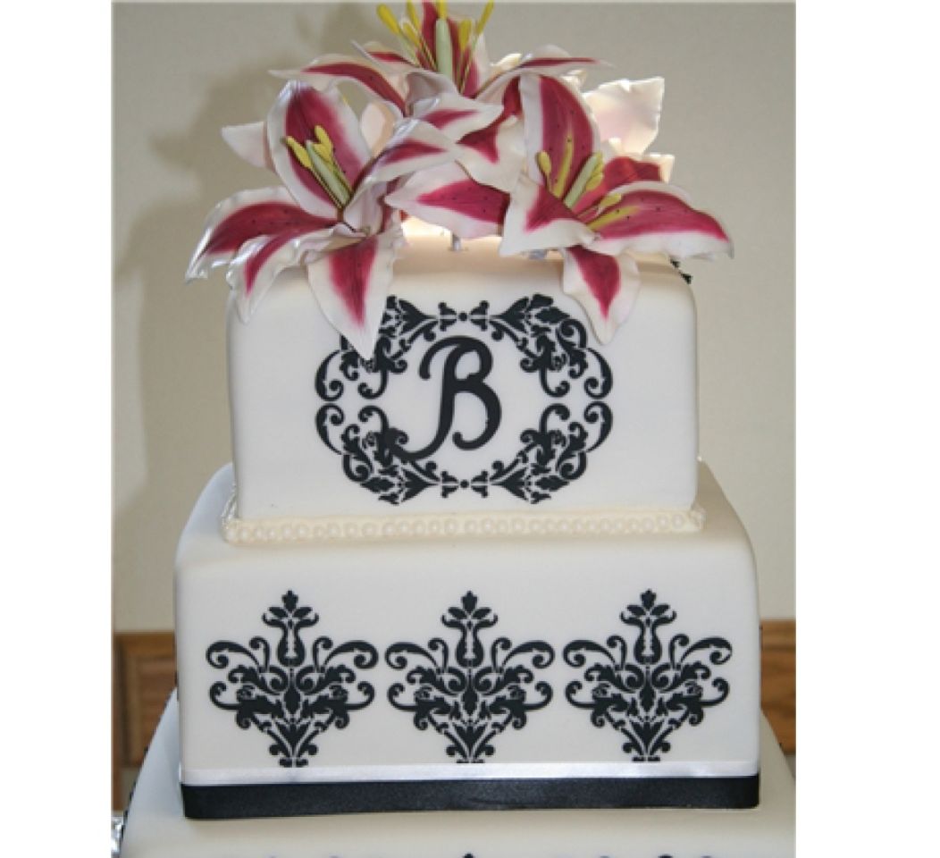Schablone Lace, Royal Icing & Airbrush, 9x13 cm