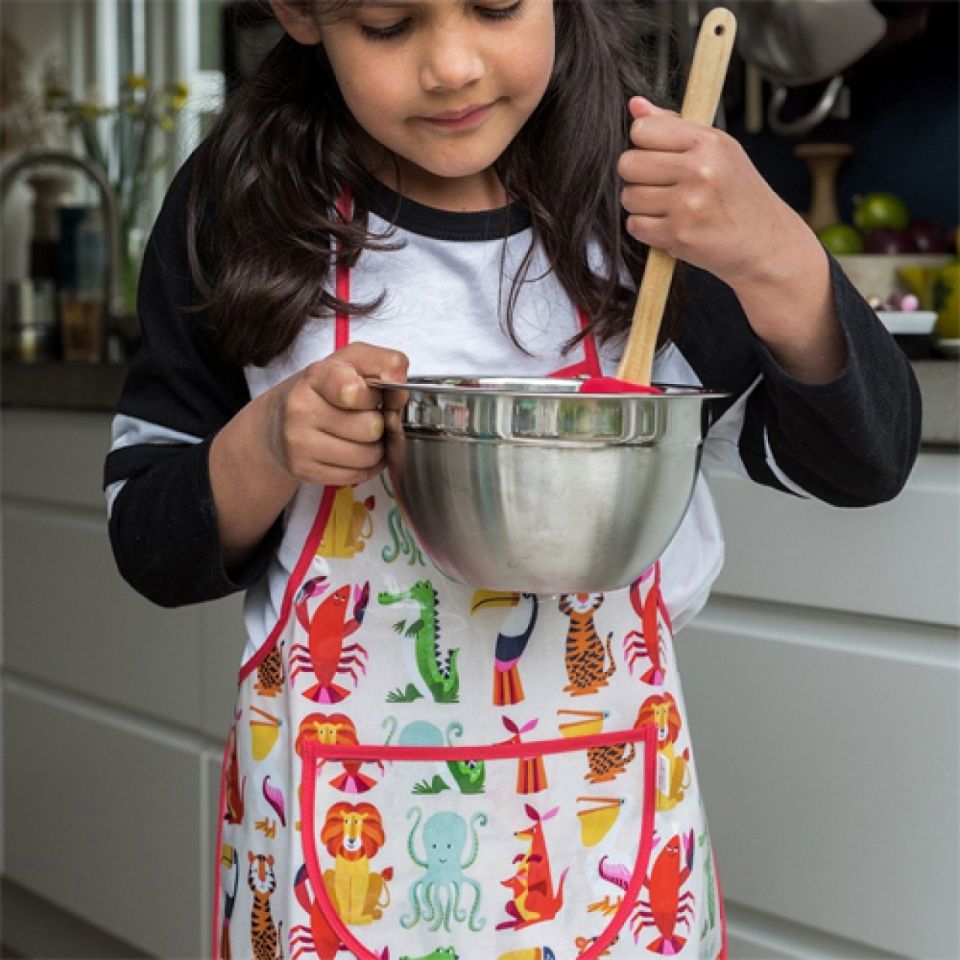 Kinderschürze Bunte Kreaturen