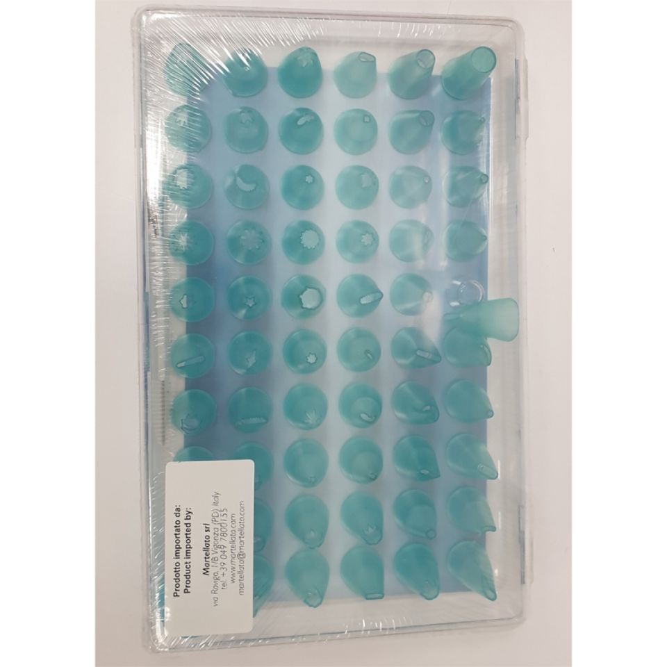 Polycarbonate Spritztüllen Set, 60 teilig