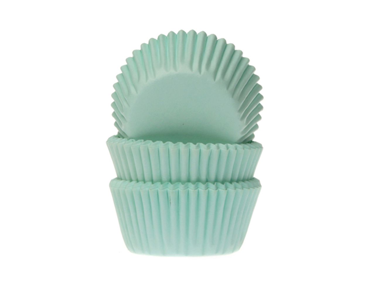 Mini-Muffinförmchen Minze mint 60 Stück