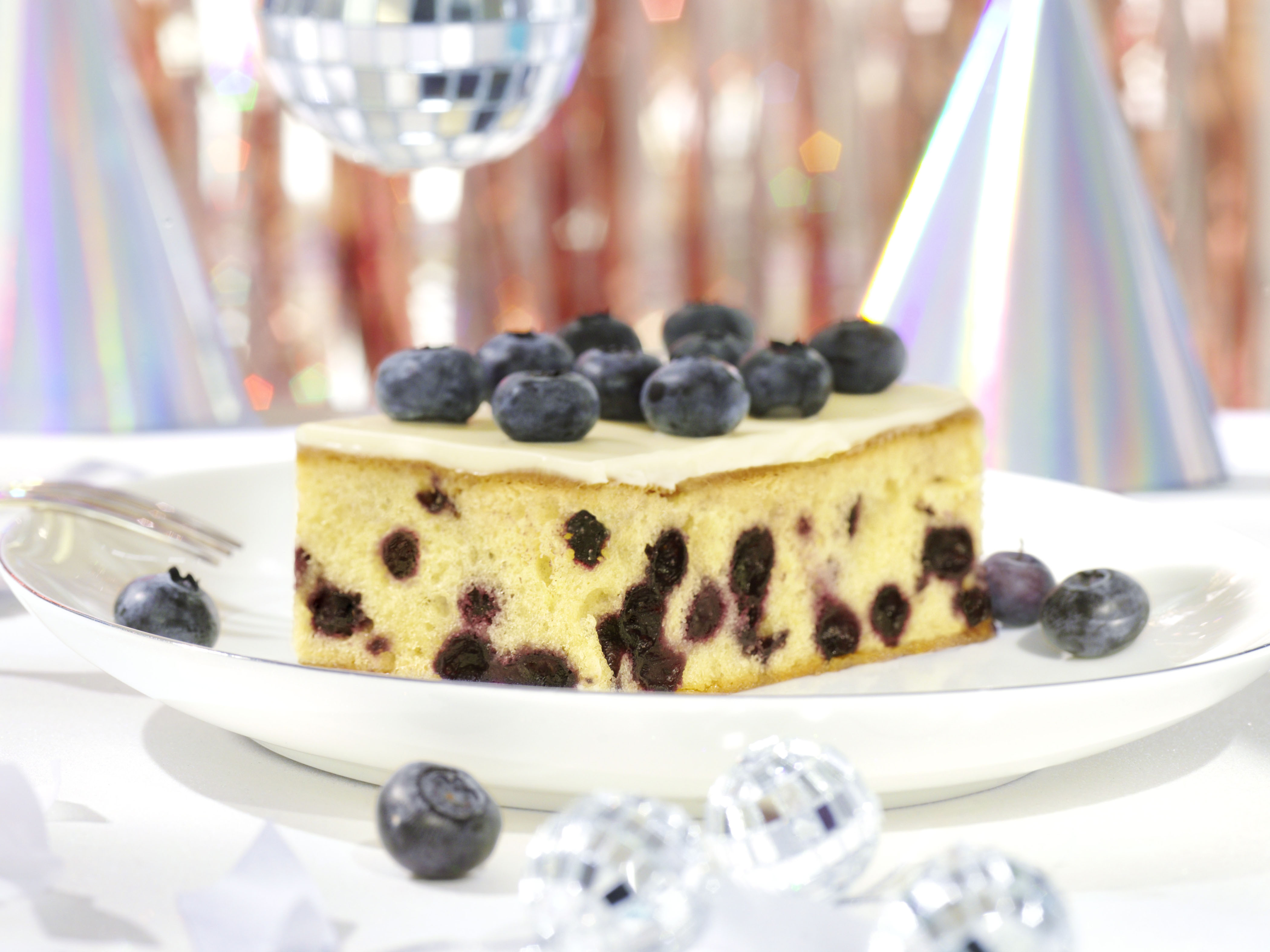 Blaubeer-Zitronen-Kuchen Rezeptkarte