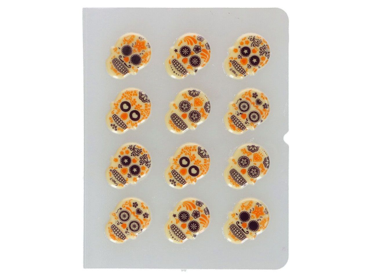 Funcakes Schokoladendekor Day of the Dead 12 Stück