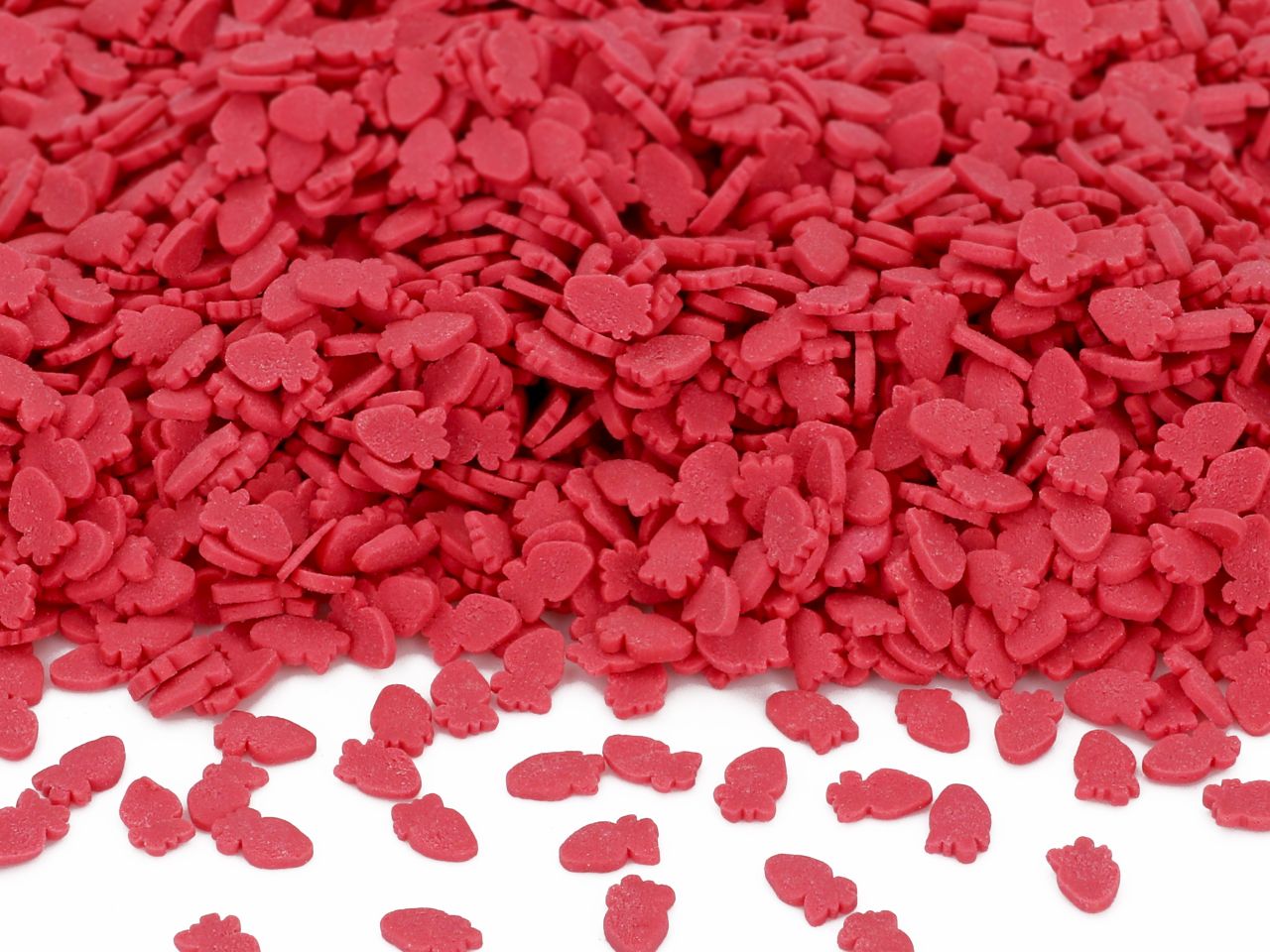 Streudekor Erdbeeren rot 80g