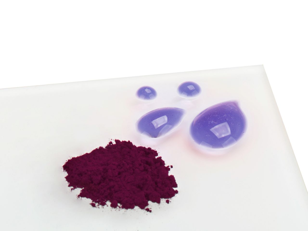 Natürliches Lebensmittelfarbpulver zum Durchfärben, violett, 20 g