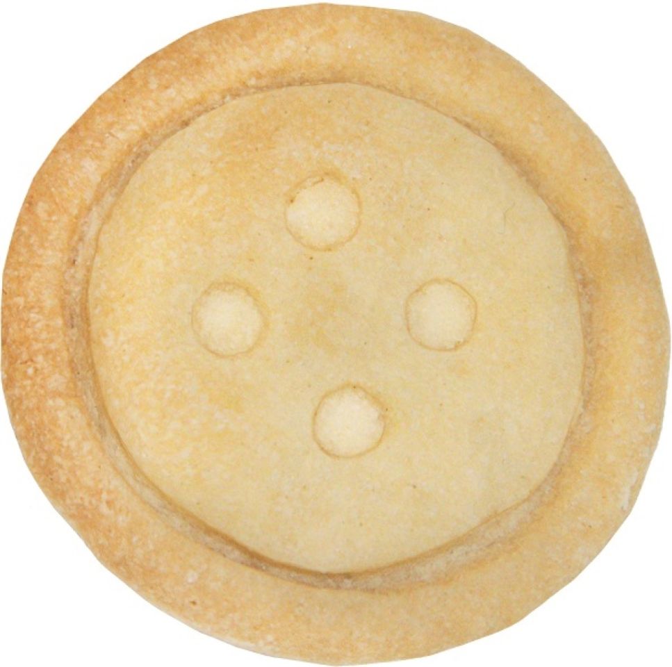 Plätzchen-Ausstechform Knopf, 6 cm, XL Edelstahl