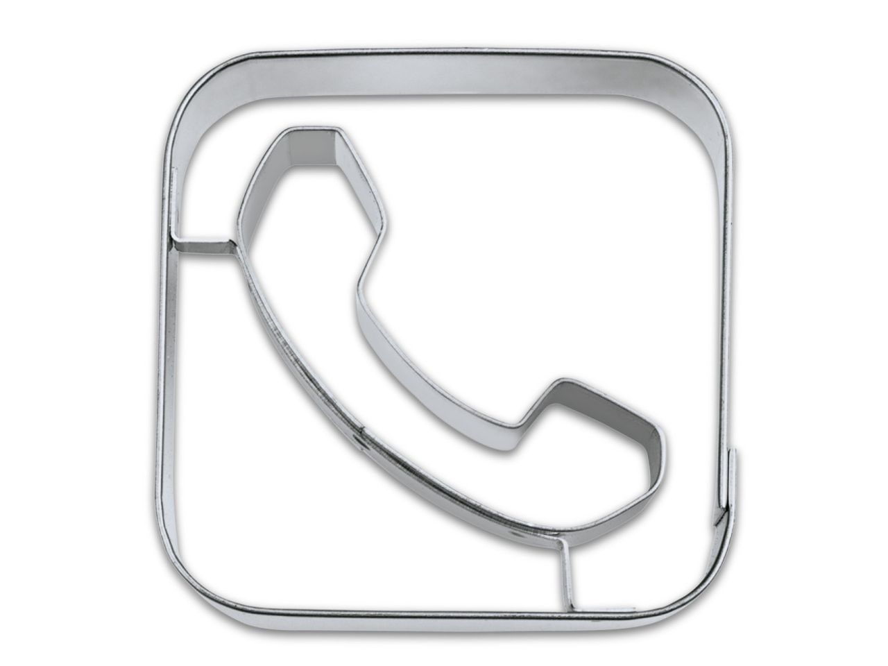 Plätzchen-Ausstecher Phone, 5cm aus Edelstahl