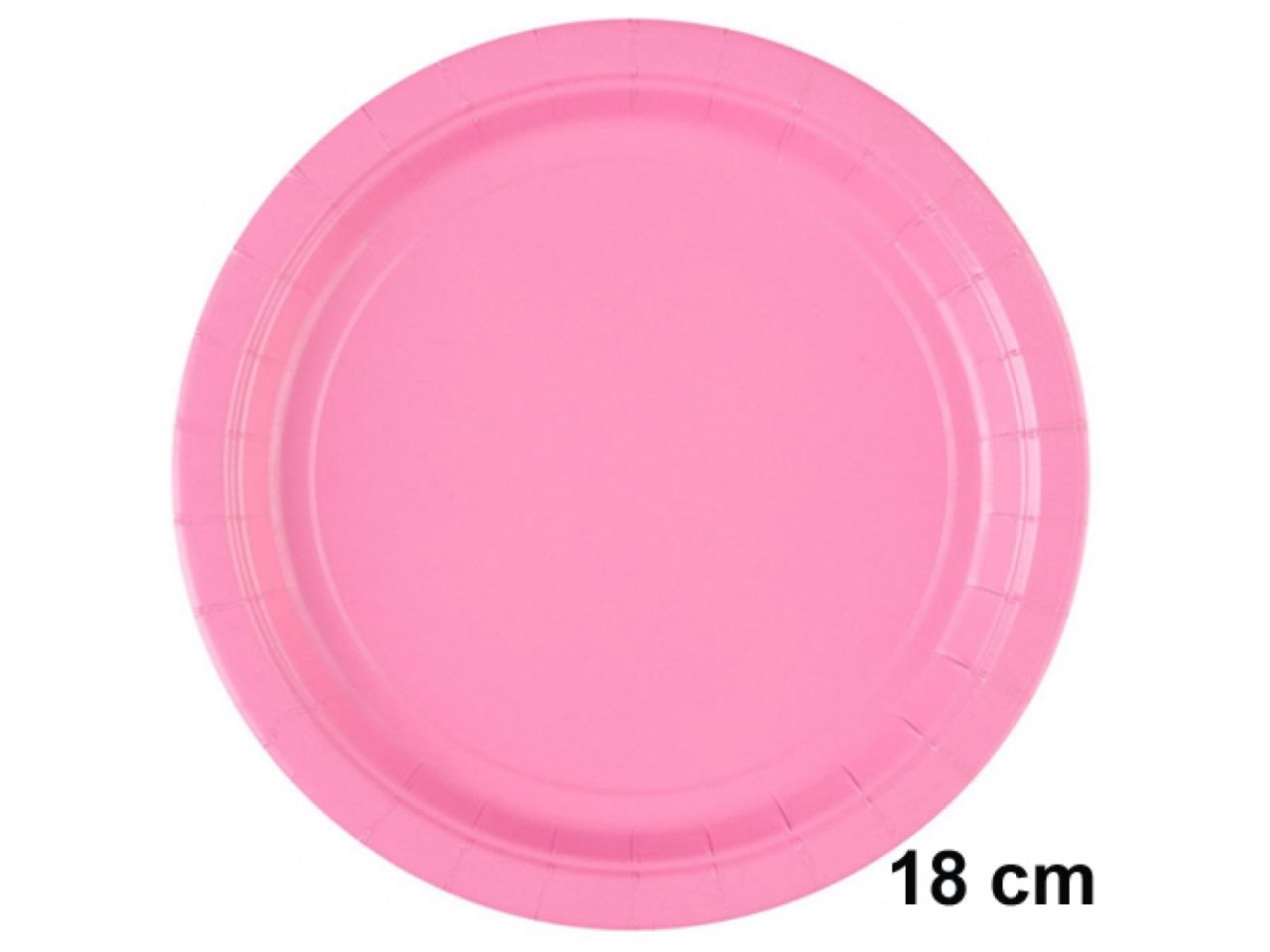 54015-109 (((DC))) Partyteller "Babypink", 8 Stück, 18cm