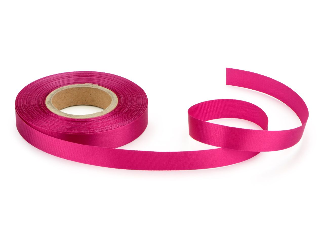 Satinband: Purpur, Polyester, 30 Meter à 14 mm