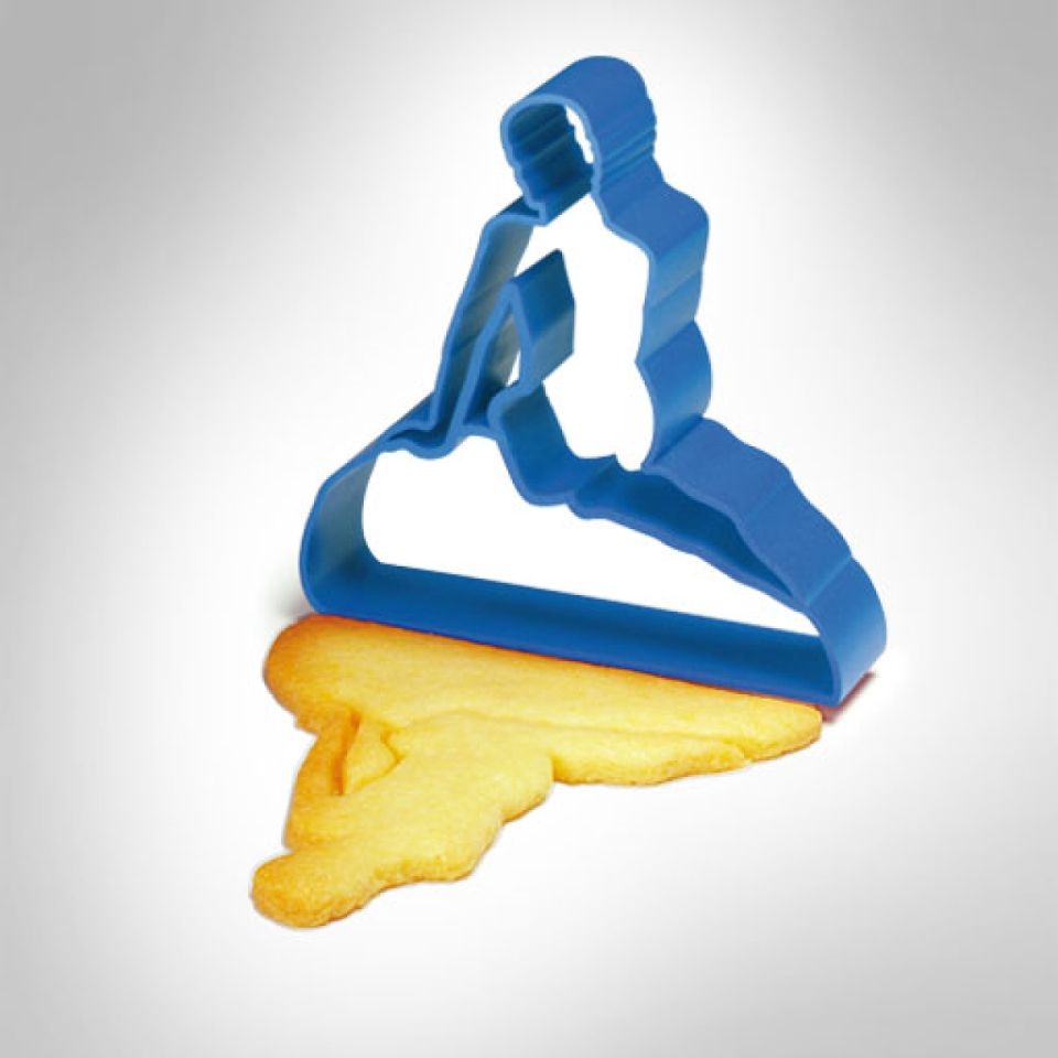 Plätzchen-Ausstechform Kopenhagen, kleine Meerjungfrau, Rot