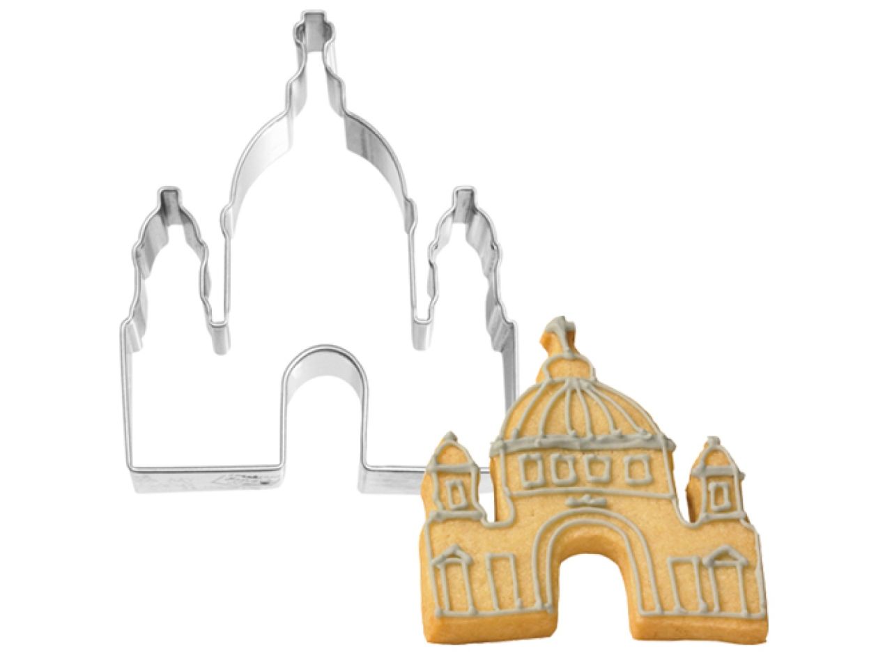 Ausstechform Berliner Dom, Edelstahl, 9 cm