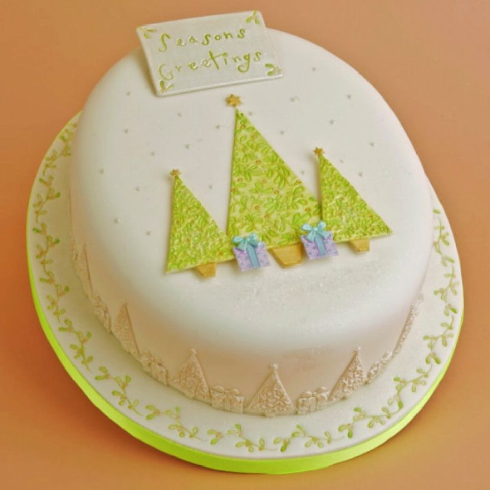 Fondant Ausstecher Set Weihnachtsbaum und Geschenke