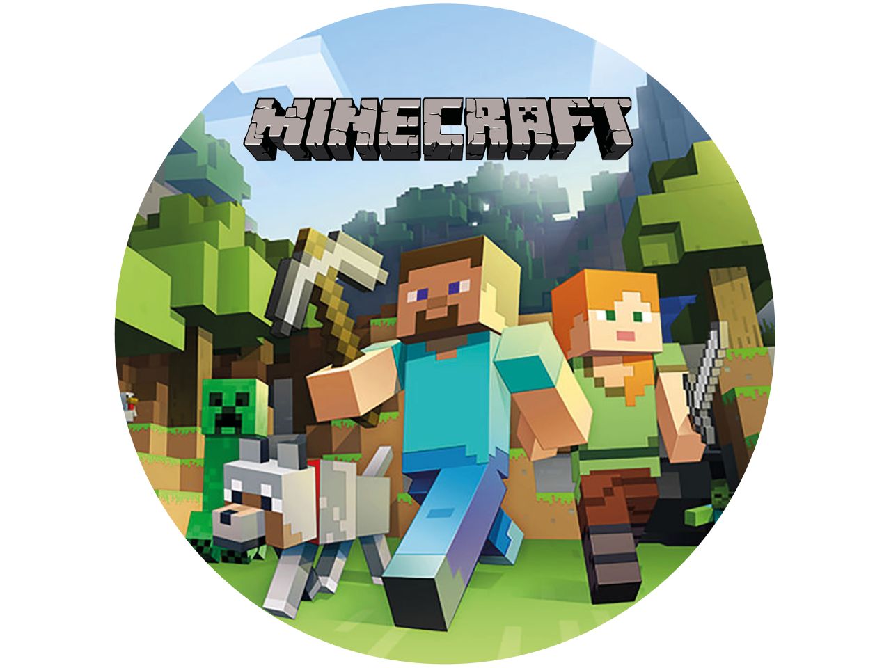 Tortenaufleger Minecraft 2
