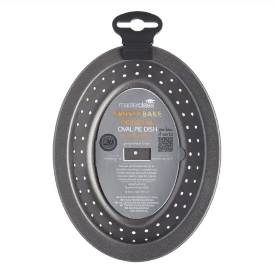 Brotform 13,5 cm, Oval, gelocht