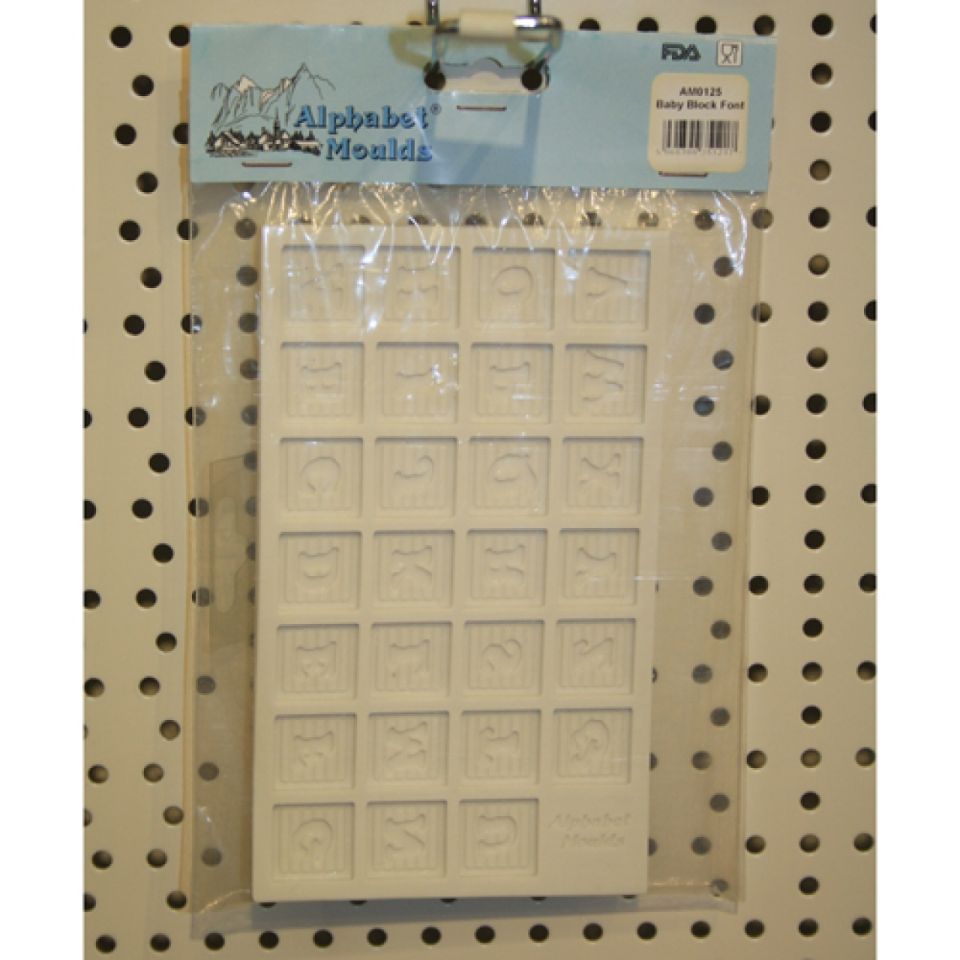 Fondantform Block Buchstaben 2,2 cm