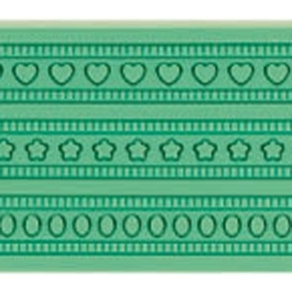 Pavoni Magic Decor Essbare Spitze Silikon-Matte 39x8cm 3 Motive