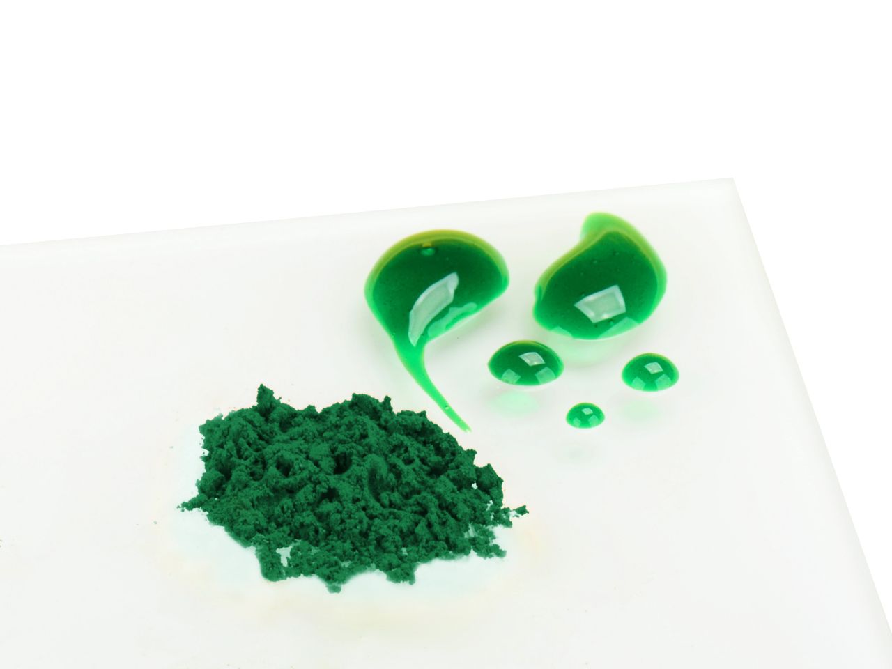Natürliches Lebensmittelfarbpulver zum Durchfärben, grün, 20 g