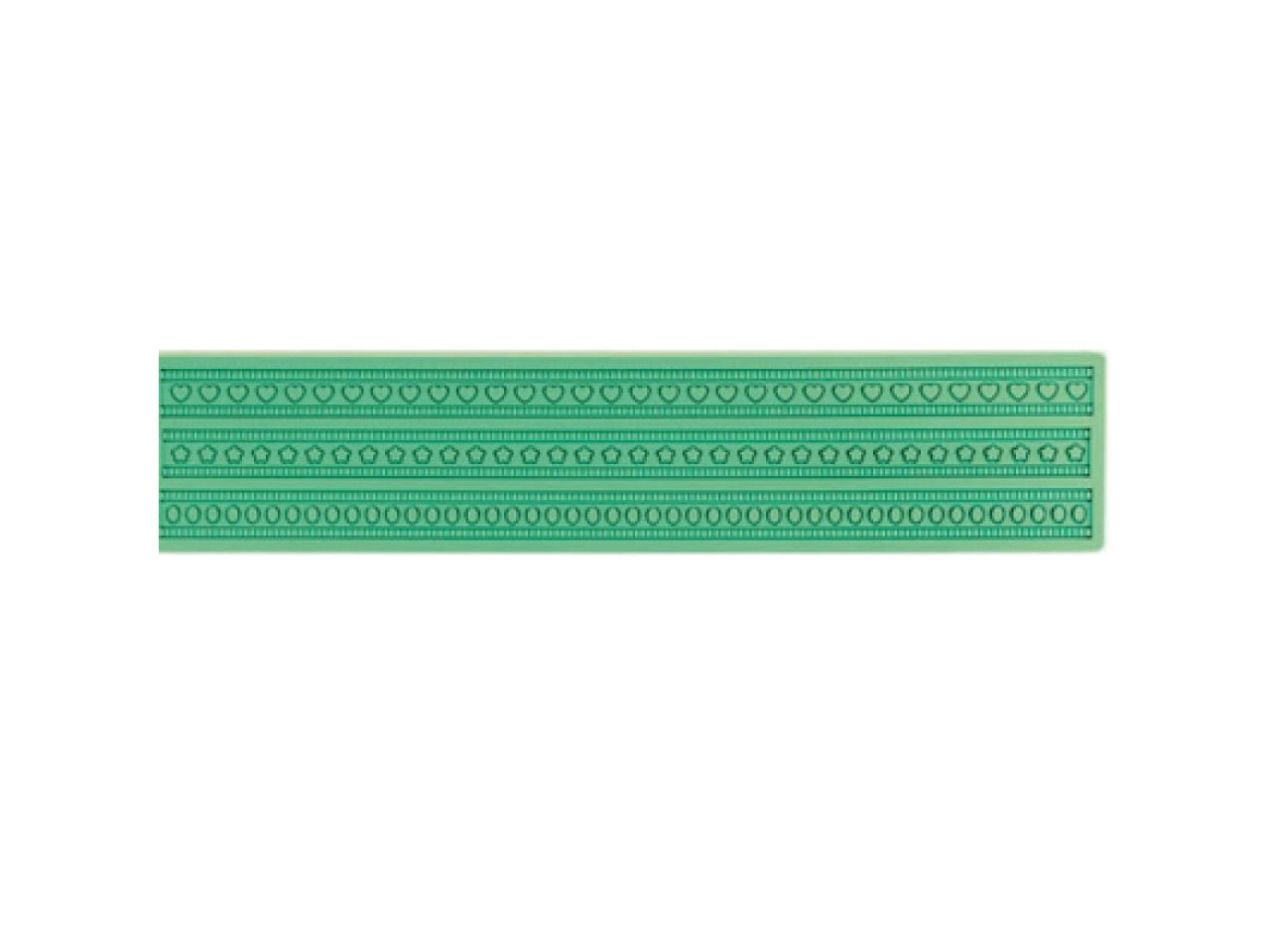Pavoni Magic Decor Essbare Spitze Silikon-Matte 39x8cm 3 Motive
