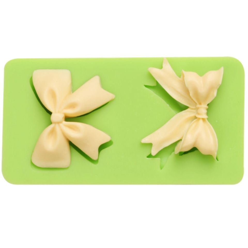Fondantform Ribbon Schleife, M, Gießform