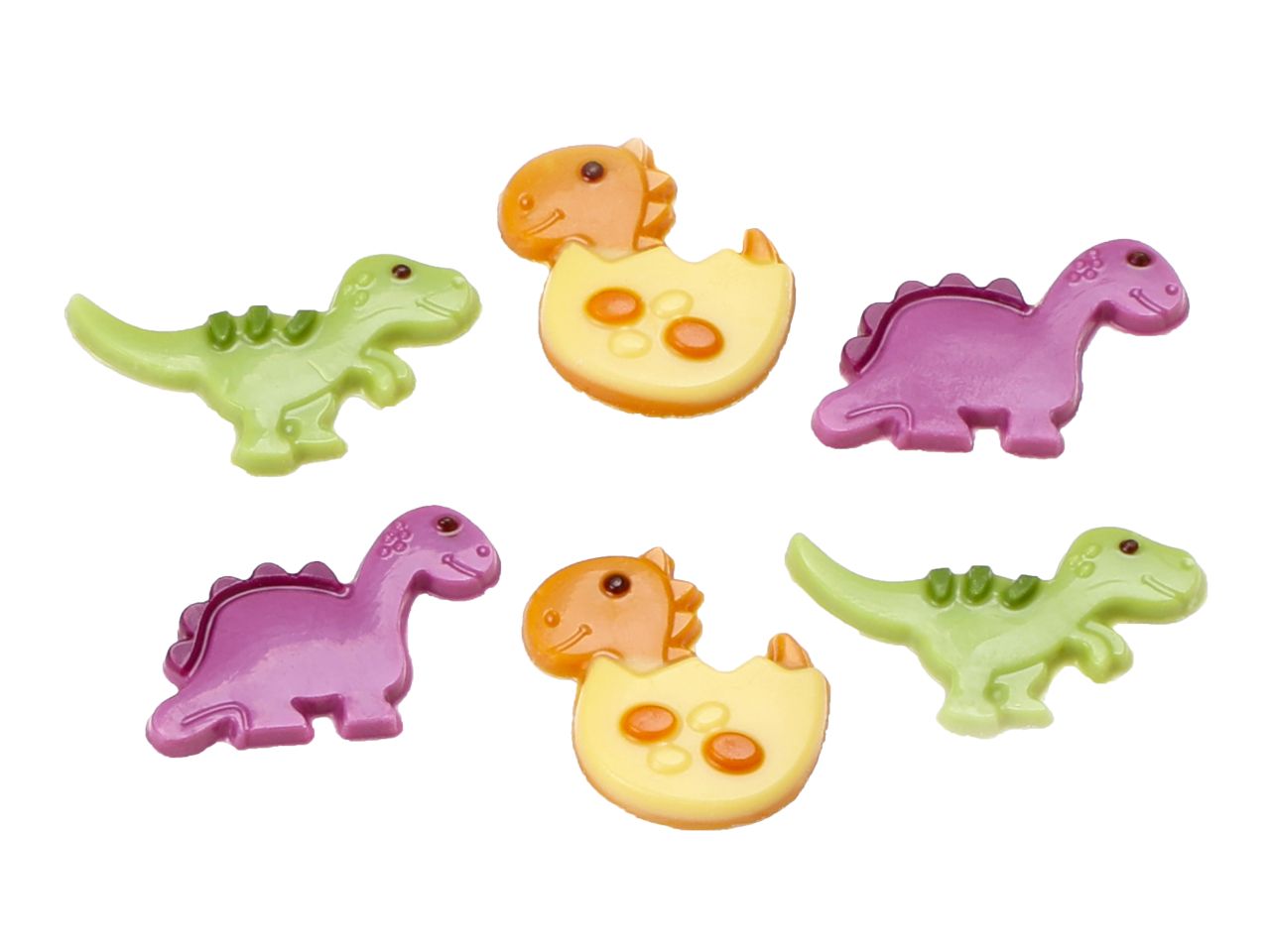 Schokoladenaufleger Dinosaurier 6 Stück