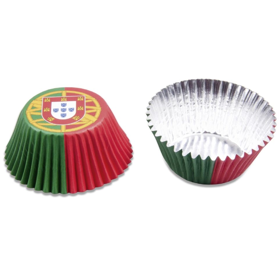 Muffinförmchen Portugal, 50 Stück, 5 cm