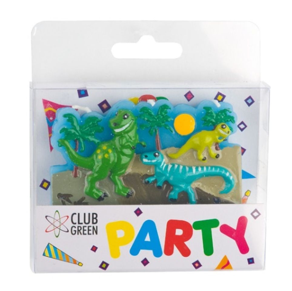 Geburtstagskerzen Dinosaurier 5 Stück