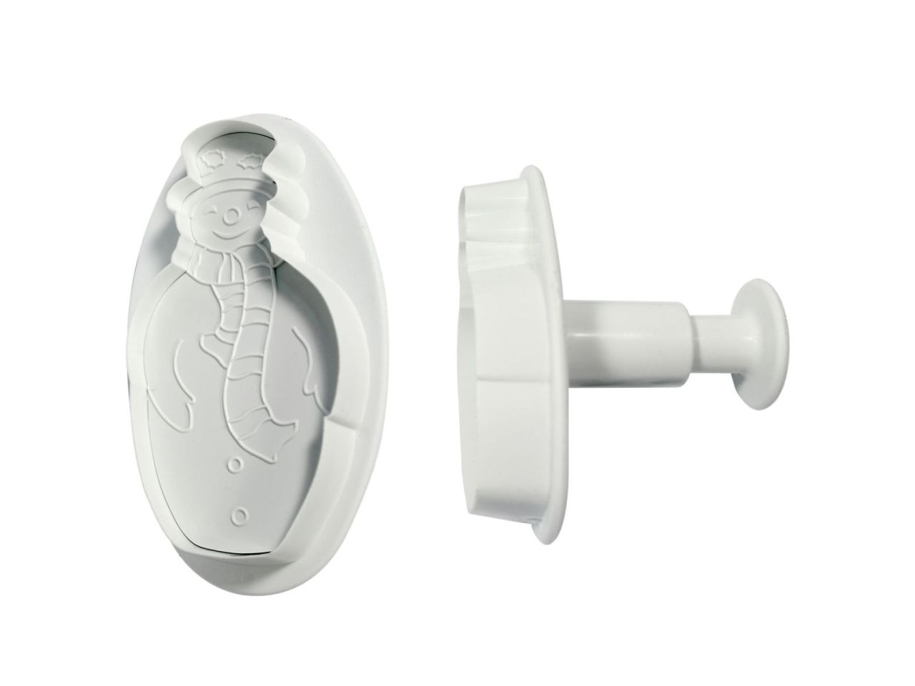PME Fondant-Ausstecher Set Schneemann, 2er Set