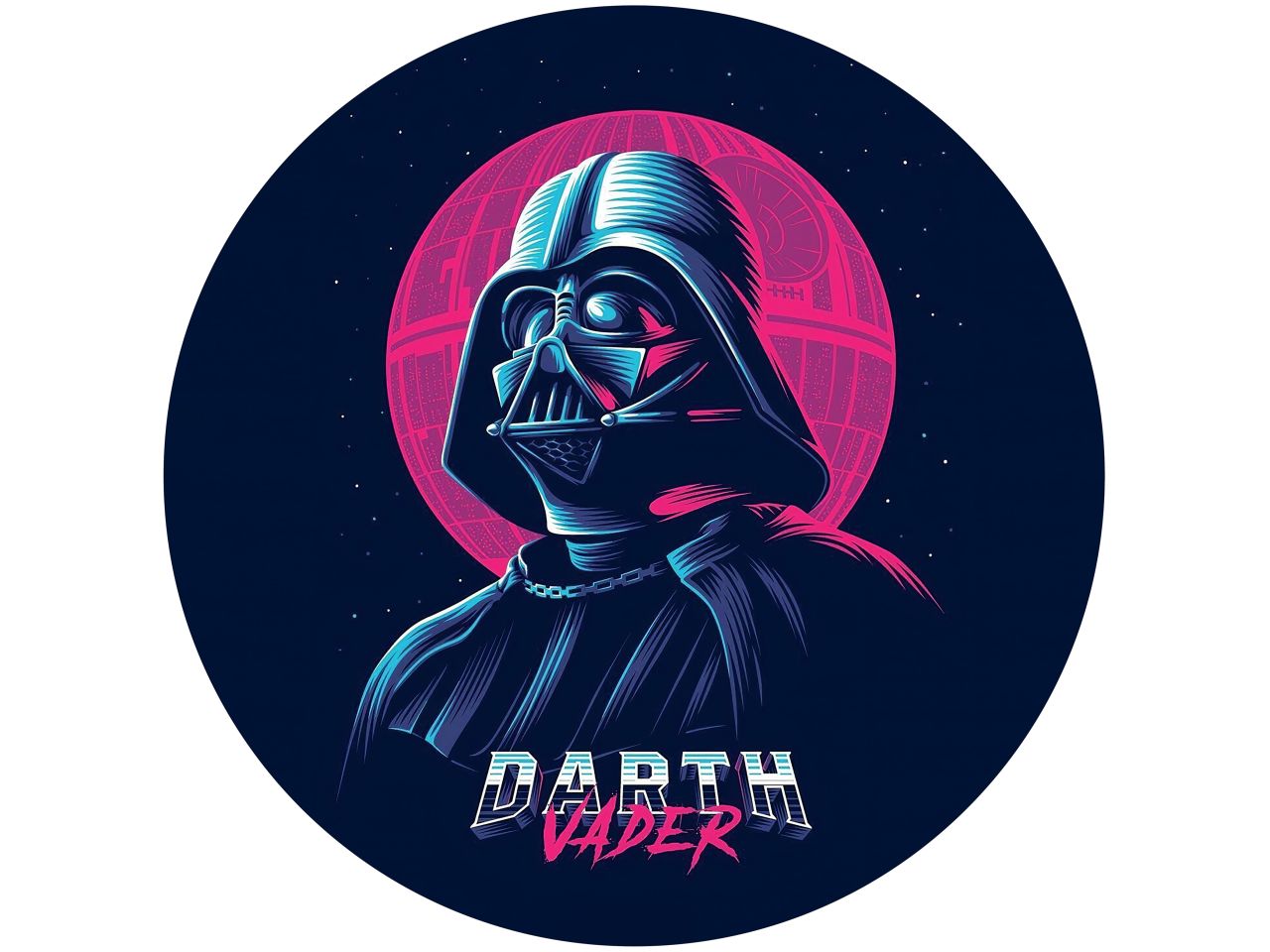 Tortenaufleger Star Wars Darth Vader, rund 20cm