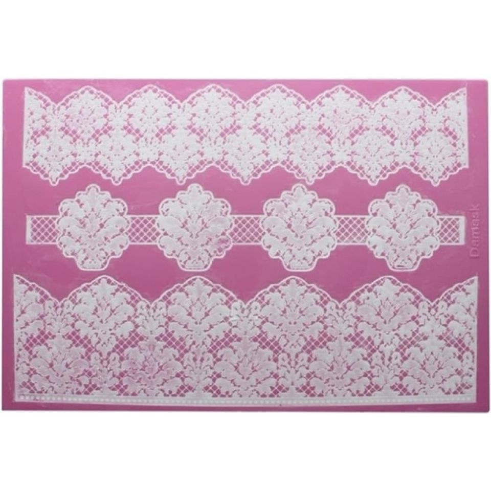 Cake Lace Matte Damask für essbare Spitze